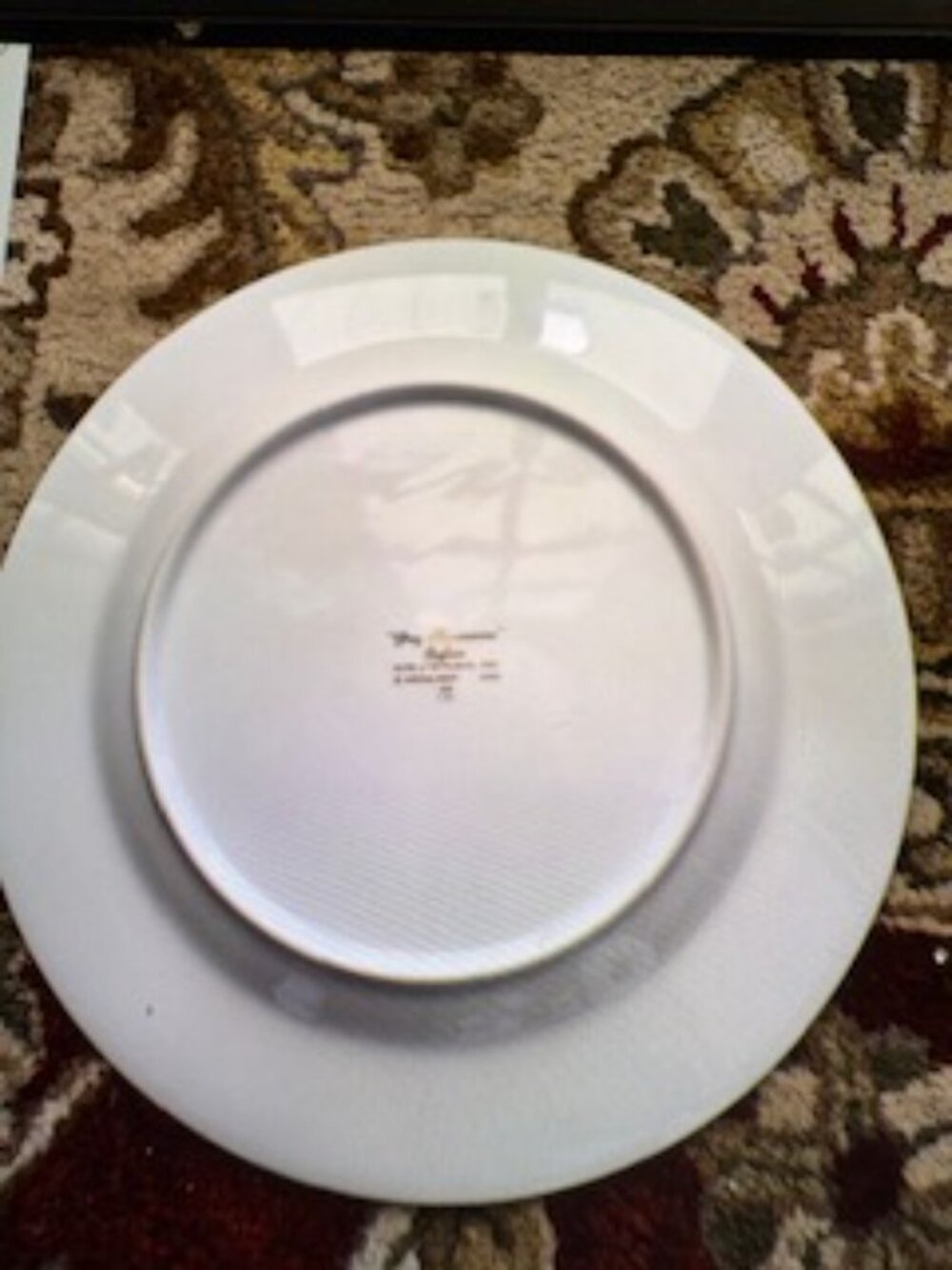 2-Gorgeous Fitz & Floyd "Gray Renaissance" 12 inch Charger Plates - Picture 3 of 6